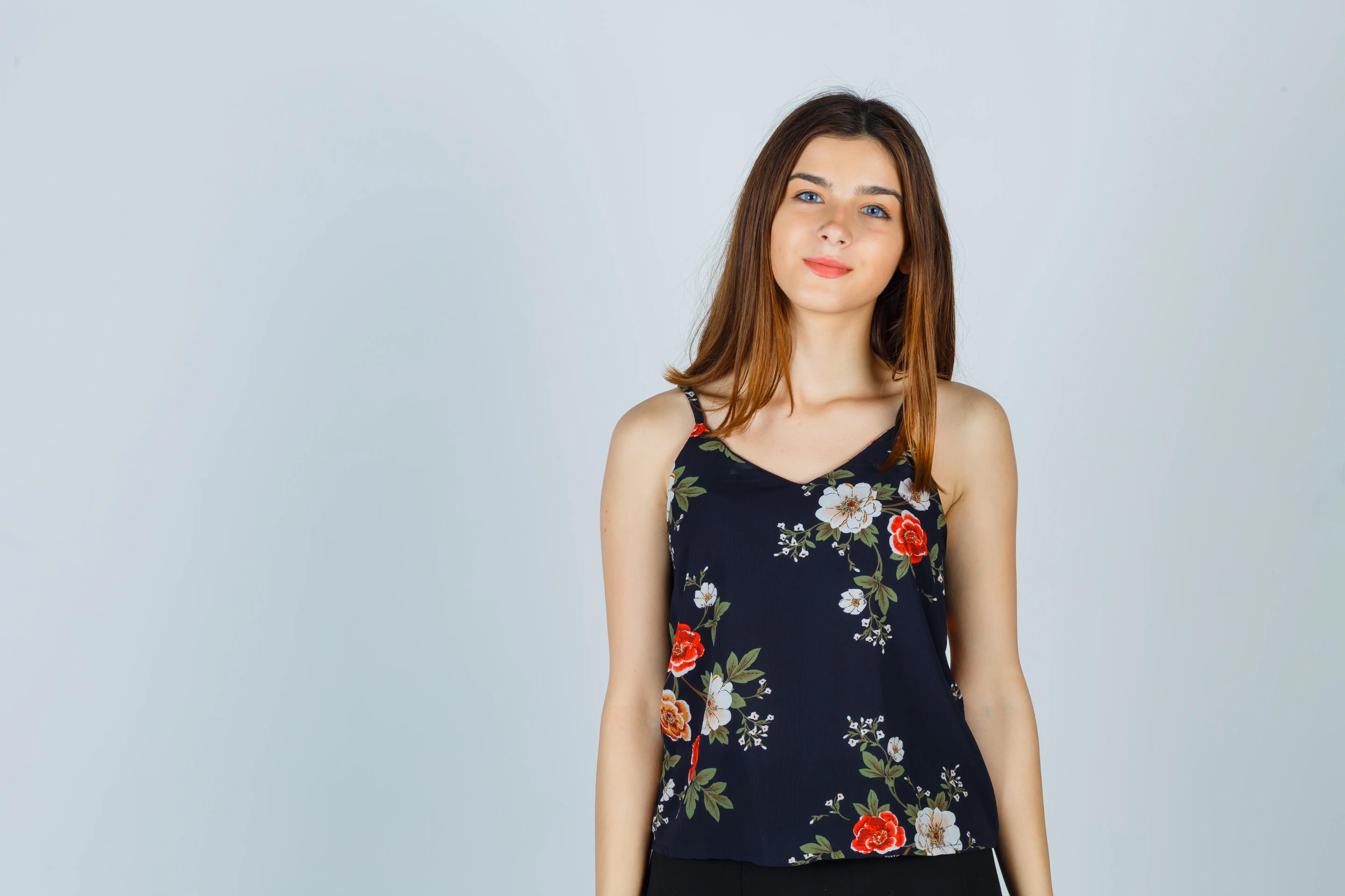 Satin Sleeveless Blouse