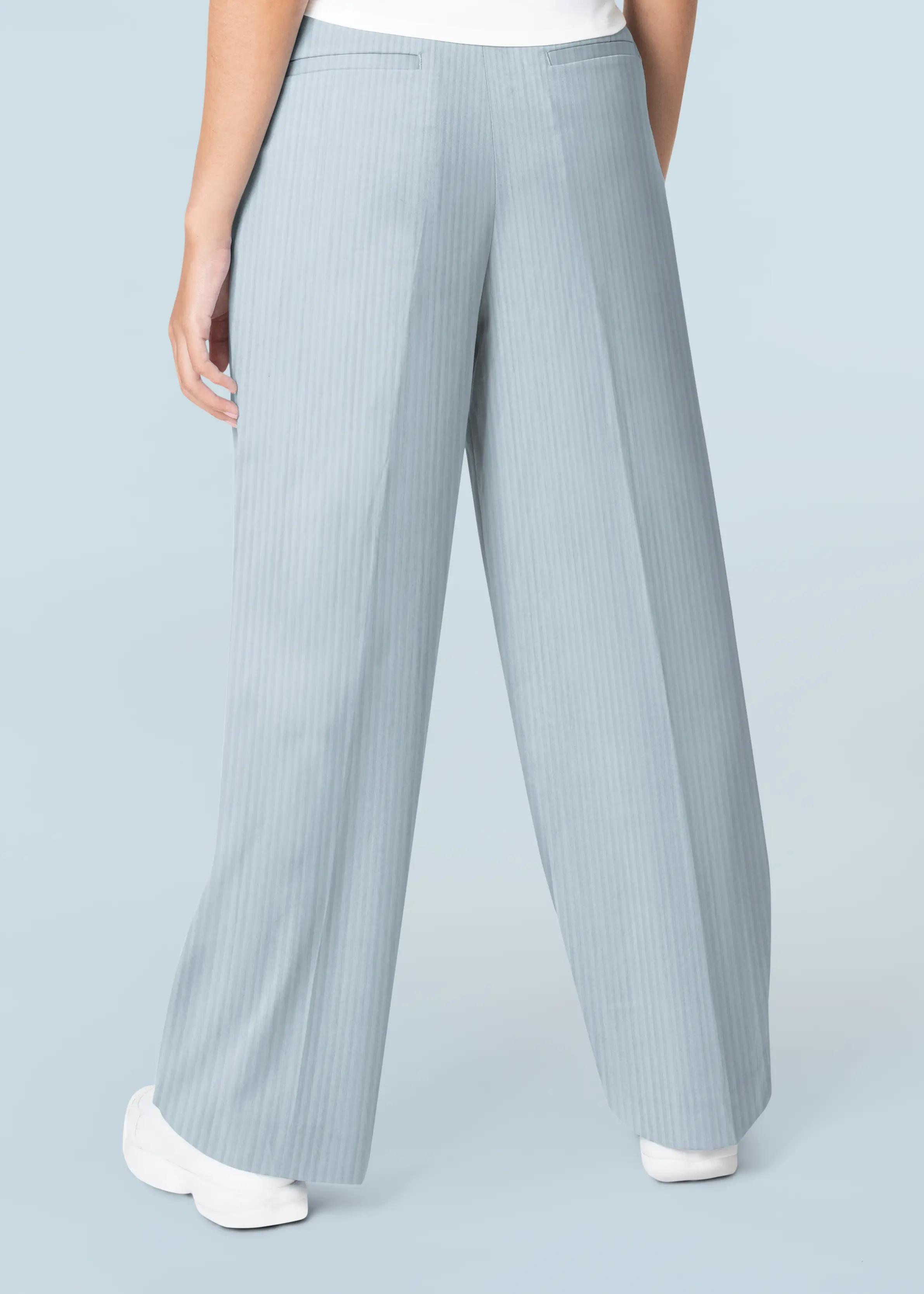 Tailored Wide-Leg Trousers