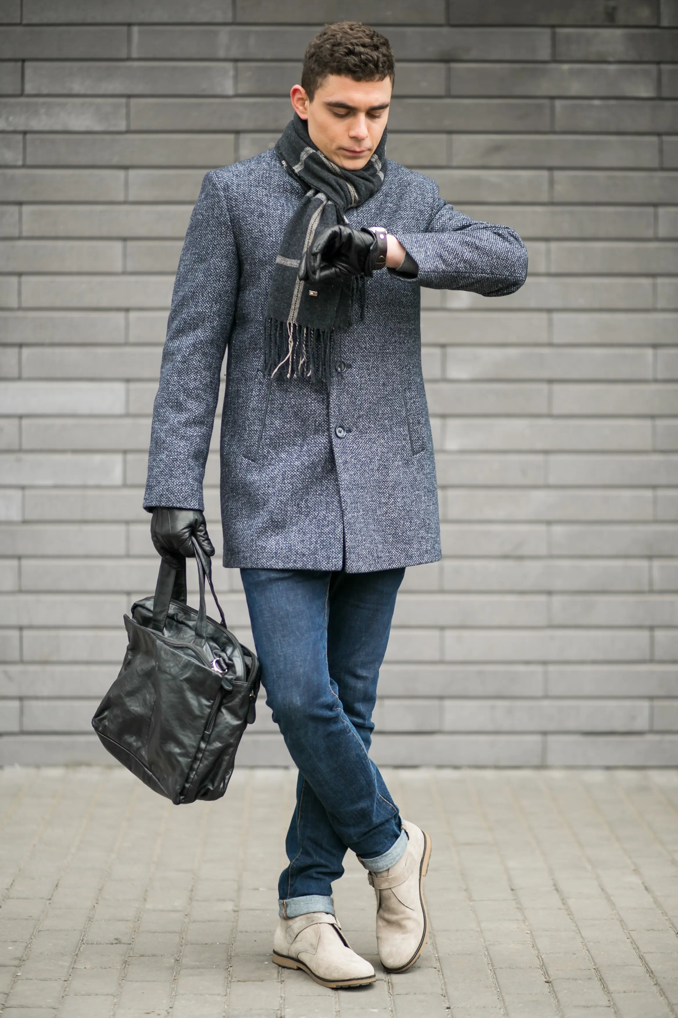 Men's Wool Peacoat